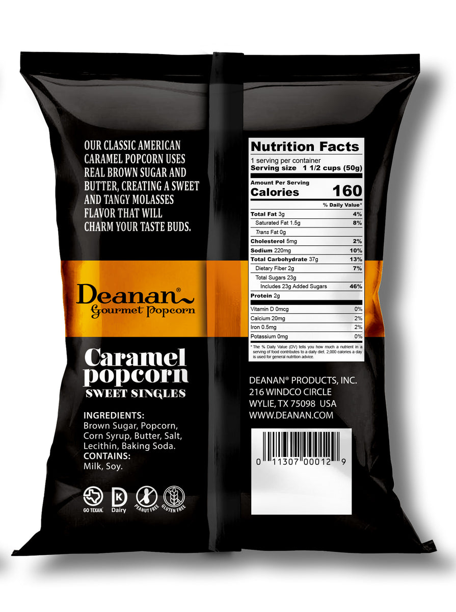 Caramel Packet Bundle 12 Count Deanan® Gourmet Popcorn