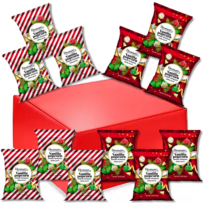 Holiday Vanilla Singles Red Box - Small 12 Count