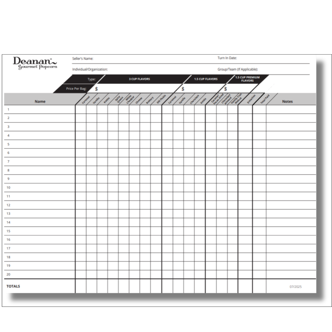 Direct Sale Pre-Order Form