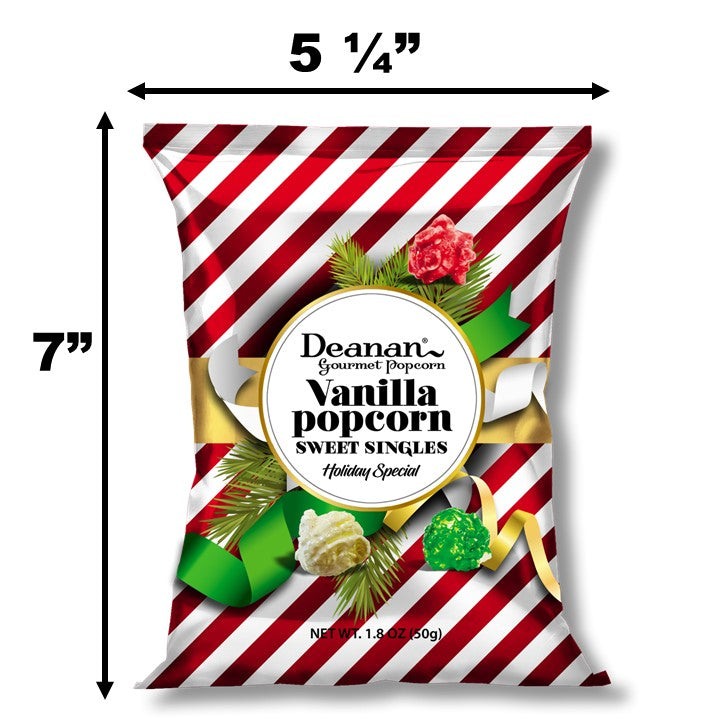 Holiday Vanilla Striped Bag - 100 Count