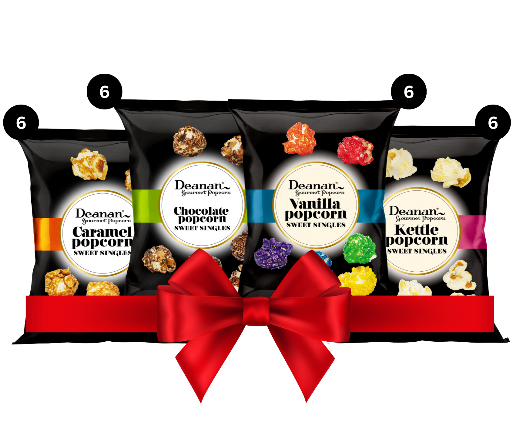 Sweet Singles Red Bow Box - 24 Count