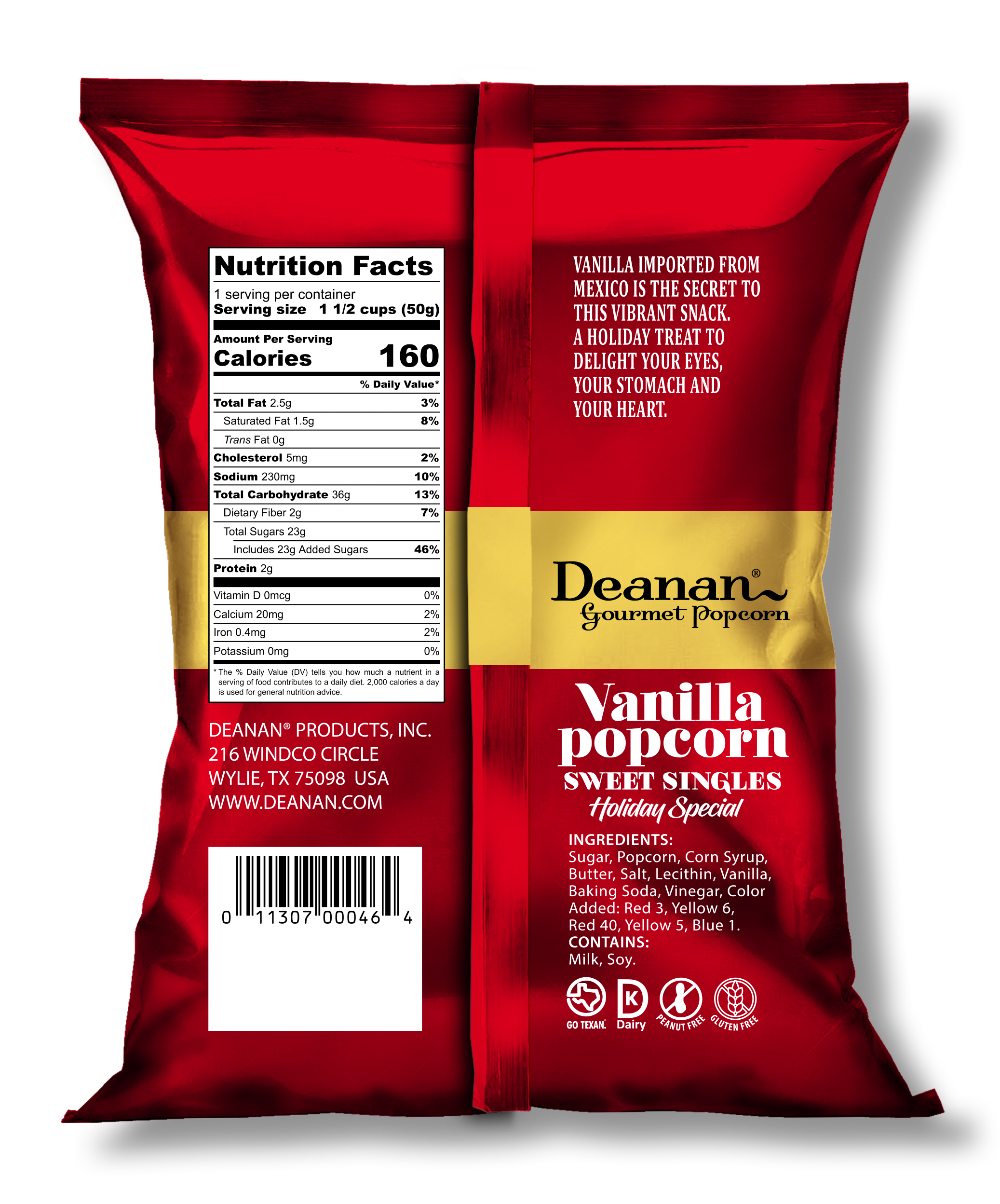 Holiday Vanilla - 100 Count