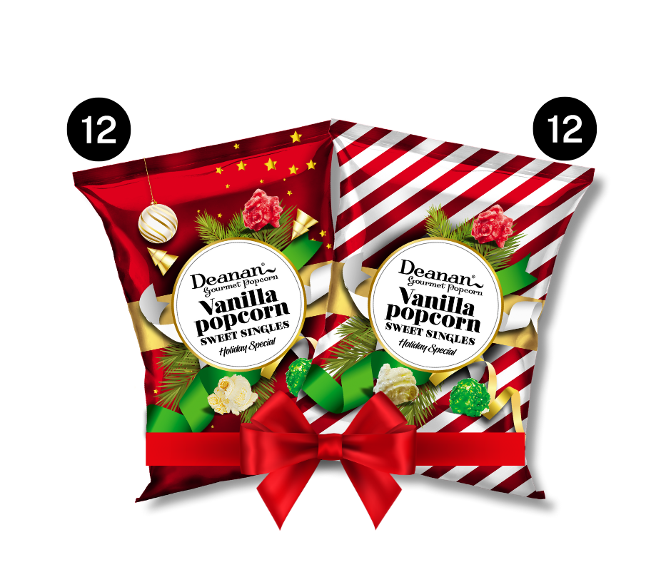 Holiday Vanilla Singles Red Bow Box - 24 Count