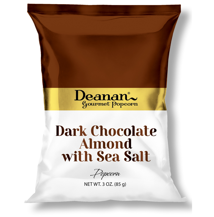 Premium Foil Bags - Dark Chocolate Almond Popcorn