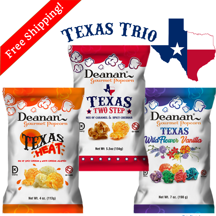 Texas Trio Popcorn 3 Pack