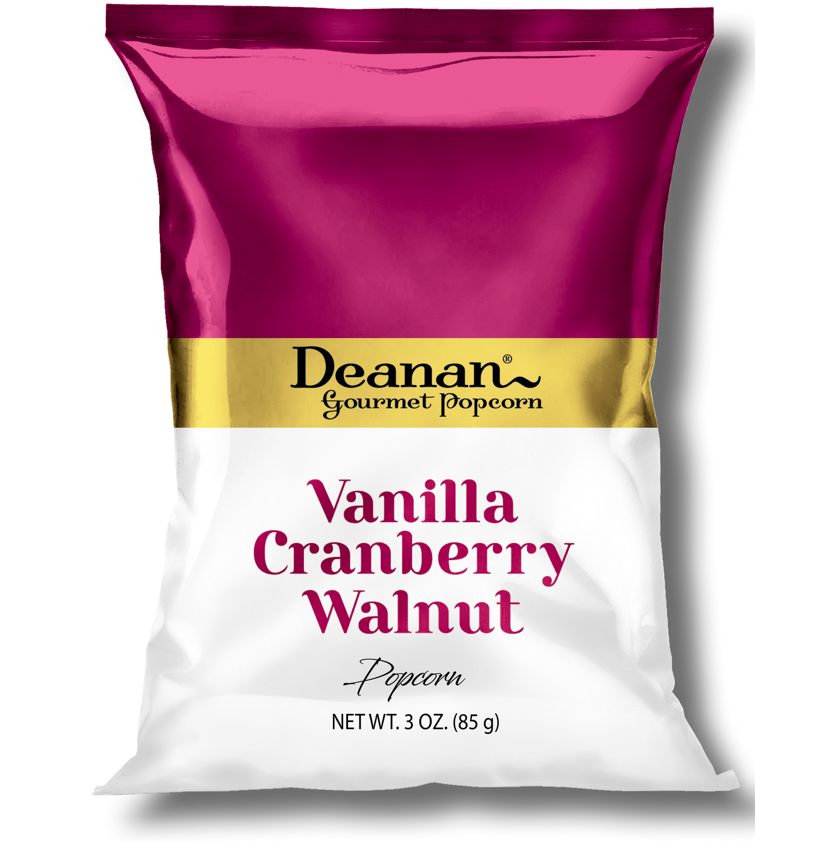 Premium Foil Bags - Vanilla Cranberry Walnut Popcorn